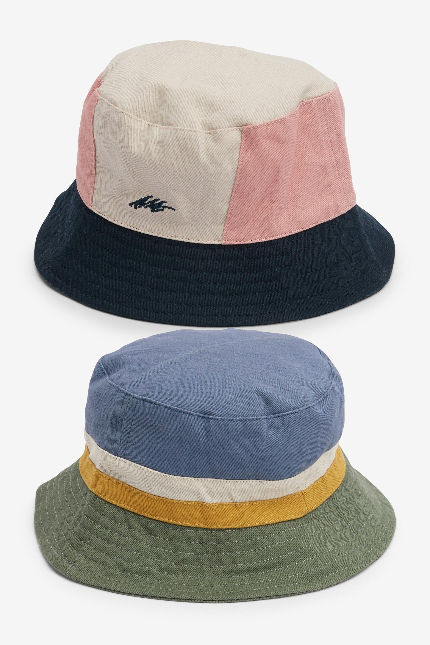 2 Pack Bucket Hats (3mths-10yrs)