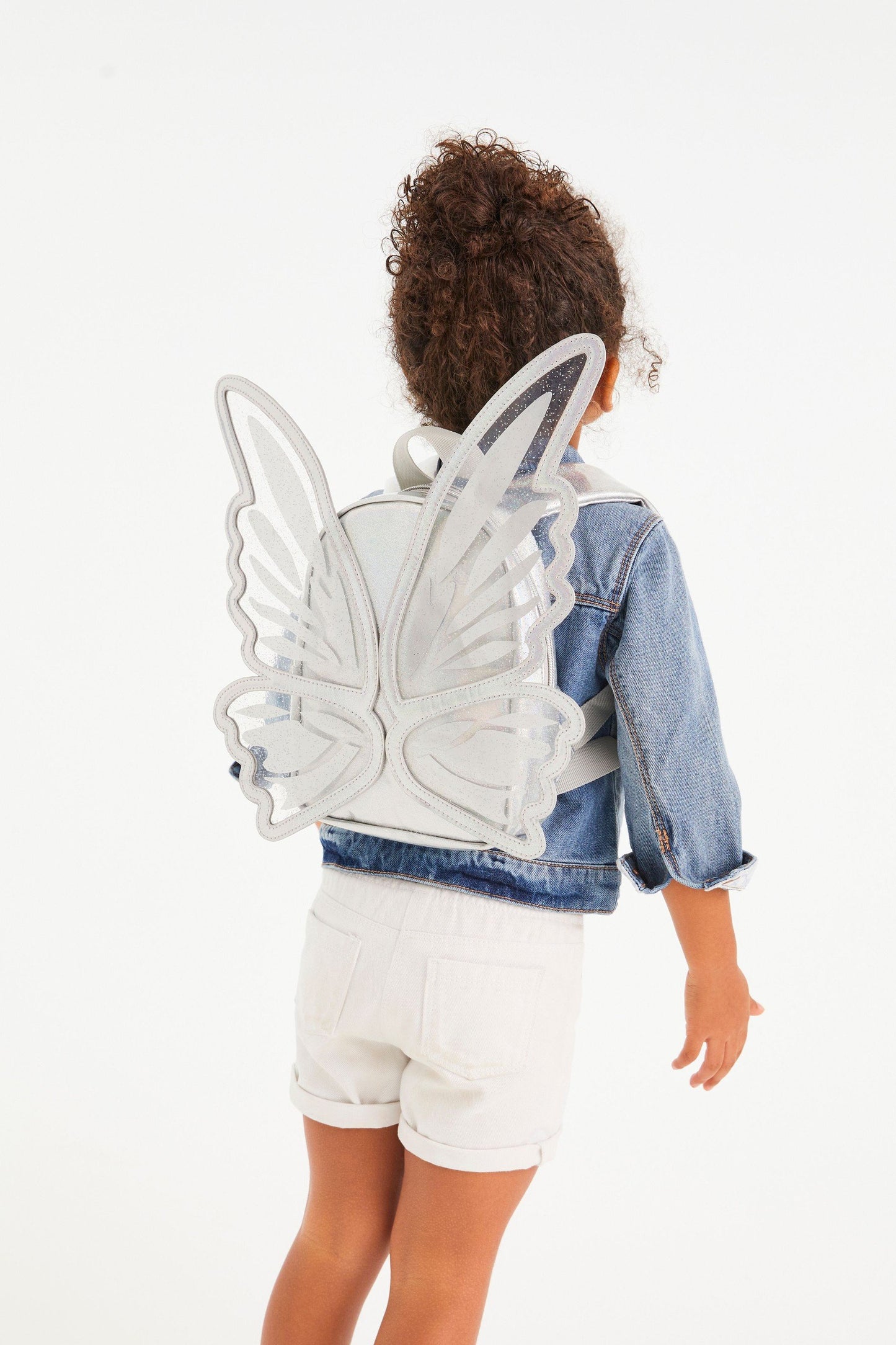 Metallic Butterfly Wings Mini Backpack