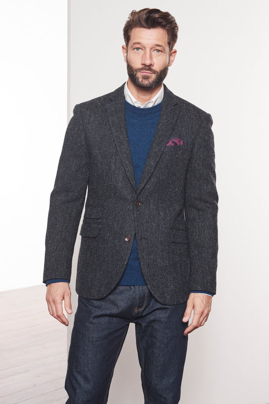 Charcoal Tweed Blazer