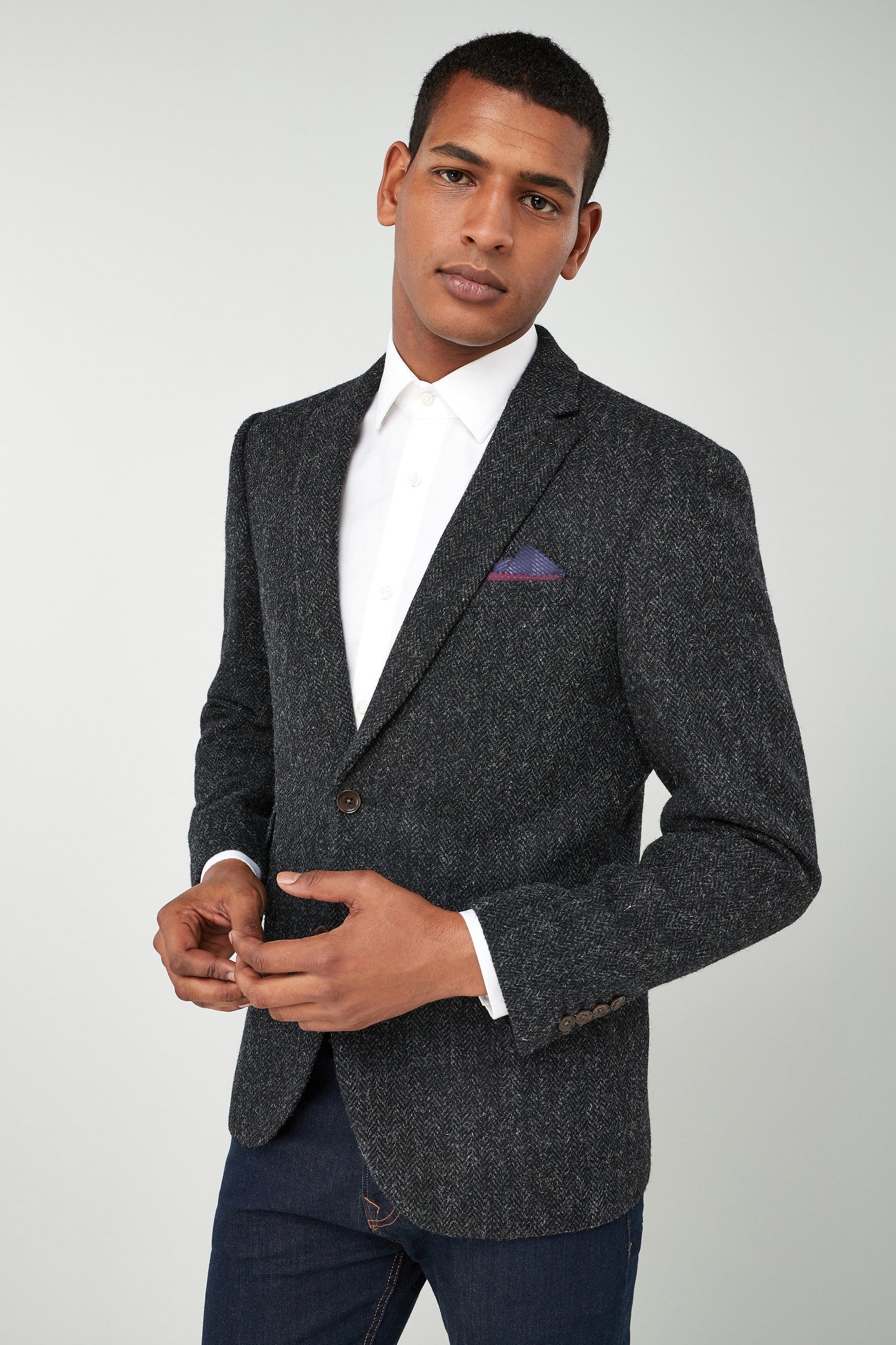 Charcoal Tweed Blazer